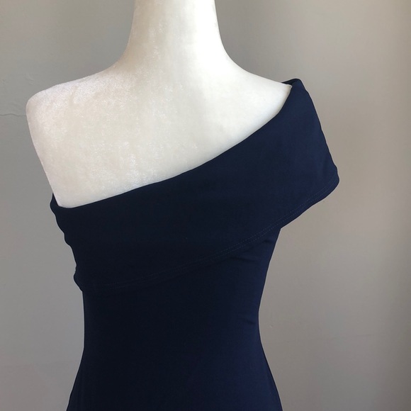 Missguided blue off shoulder dress - Picture 5 of 8